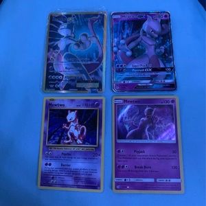 Mewtwo 4 Card Collection (Description)